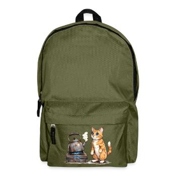 Kätzchen am Schmiedekessel - Rucksack - Olivgrün - Vorne