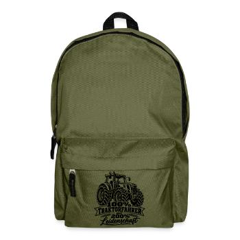 Traktor , Traktofahrer Leidenschaft - Rucksack - Olivgrün - Vorne