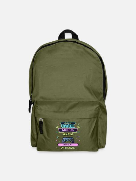 Onkel Modus Aktiv Neon Gaming - Rucksack - Olivgrün