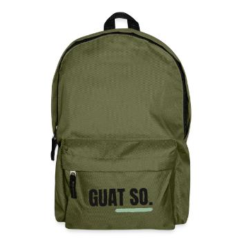 Guat so, wia i bin - Rucksack - Olivgrün - Vorne