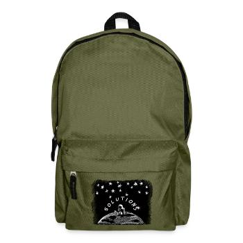 Solutions – Dreamy Girl on Earth Under the Stars - Rucksack - Olivgrün - Vorne