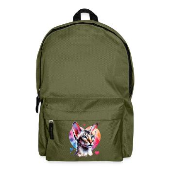 Orientalisch Kurzhaar - Rucksack - Olivgrün - Vorne