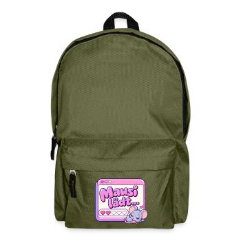 Mausi lädt Y2K - Rucksack - Olivgrün - Vorne