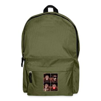 Orang-Utans Orang-Utan - Rucksack - Olivgrün - Vorne