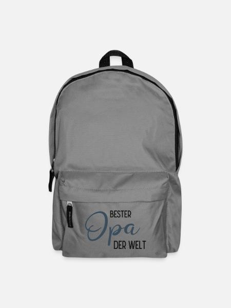 Best Grandpa of the World - award design - Backpack - elephant grey