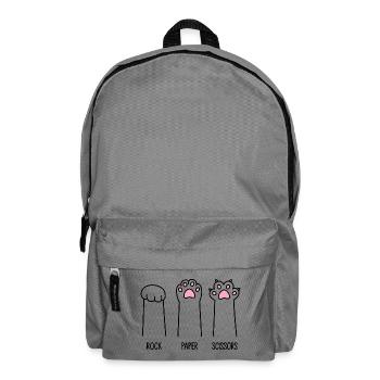 Rock Paper Scissors - Backpack - elephant grey - Front
