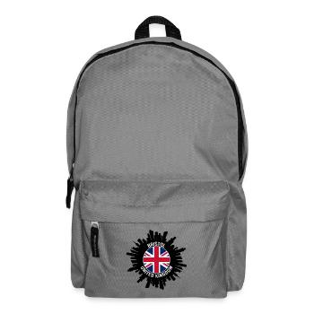 Bristol Skyline UK Flagge Reisesouvenir - Rucksack - Mittelgrau - Vorne