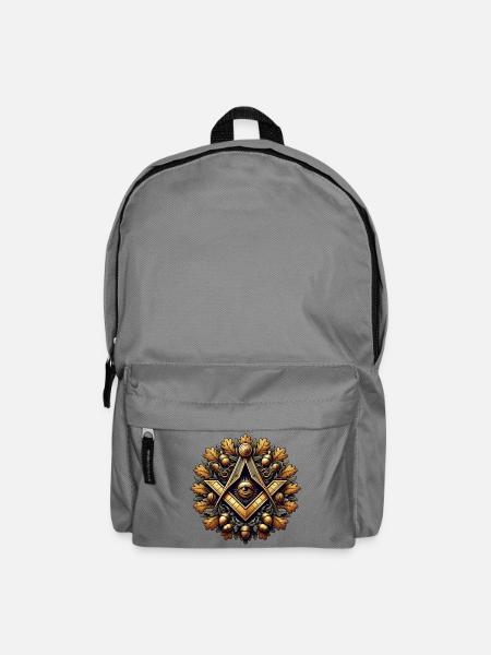 Freimaurer Logo - Rucksack - Mittelgrau
