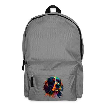 Süsser Hund - Rucksack - Mittelgrau - Vorne