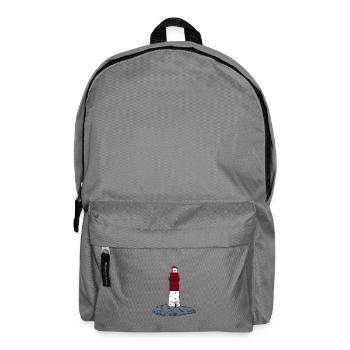 Leuchtturm - Rucksack - Mittelgrau - Vorne