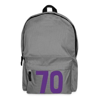 70. 70 JAHRE. 70-JÄHRIGES JUBILÄUM. 70-JÄHRIGES JUBILÄUM. - Rucksack - Mittelgrau - Vorne