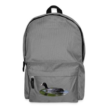 Blässhuhn - Rucksack - Mittelgrau - Vorne