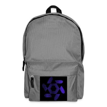 ENTWURF. KUNST. PAPA. MAMA. MODERN. AFRIKA. GEEK. - Rucksack - Mittelgrau - Vorne