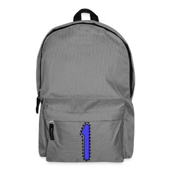 1. 1 JAHR. 1. JAHRESTAG. 1 JAHR GEBURTSTAG - Rucksack - Mittelgrau - Vorne