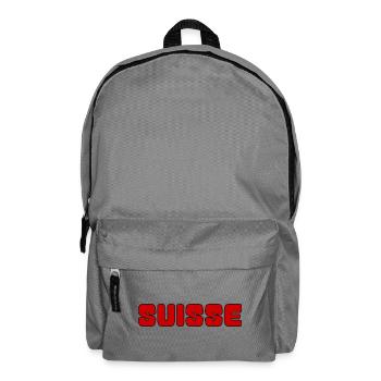 SUISSE. PAYS. GENEVE. SUISSE. HUMOUR. PAYS - Sac à dos - gris éléphant - Devant