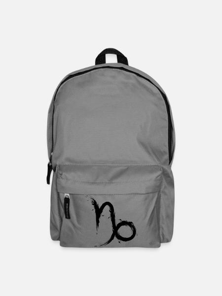 Steinbock Sternzeichen Design Capricornus - Rucksack - Mittelgrau