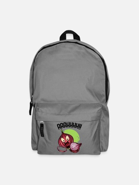 Onion chaos neon illustration - Backpack - elephant grey