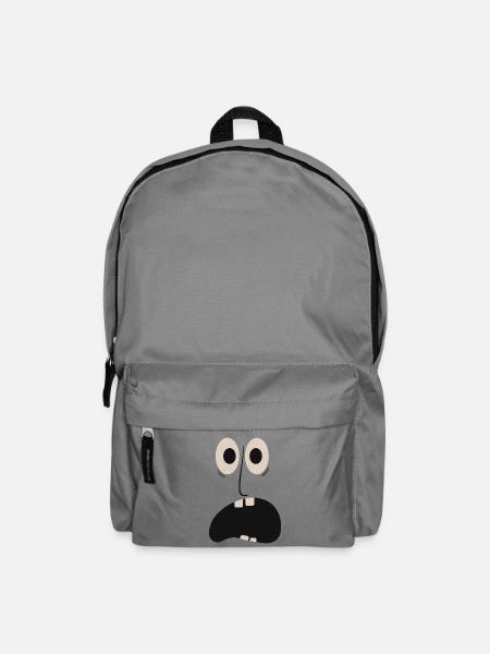 ach du Scheiße - Rucksack - Mittelgrau