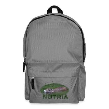 Nutria Biber Biberratte Wasserratte - Rucksack - Mittelgrau - Vorne