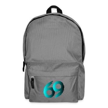 69 Symbol Zahl Neunundsechzig - Rucksack - Mittelgrau - Vorne