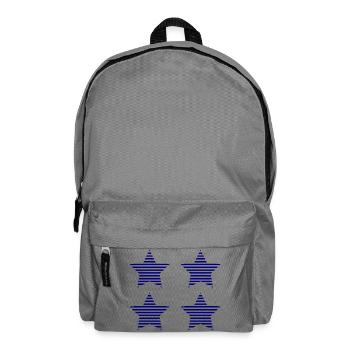 STERN. STERNE. STERN. STERNE. FEST. JAHRESTAG - Rucksack - Mittelgrau - Vorne