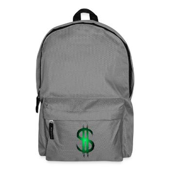 Dollarzeichen Dollar Geld Symbol - Rucksack - Mittelgrau - Vorne