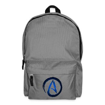 Atheismus Symbol Atheist - Rucksack - Mittelgrau - Vorne