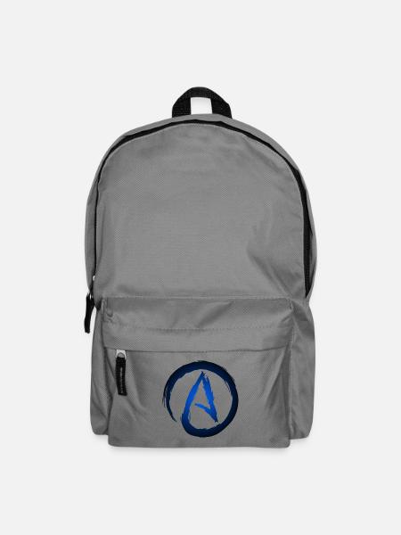 Atheismus Symbol Atheist - Rucksack - Mittelgrau