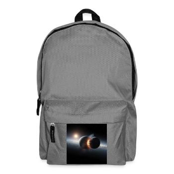 Kosmisches Eclipse Design - Rucksack - Mittelgrau - Vorne