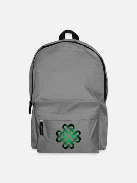 Keltische Knoten Herz Unendlichkeit Symbol Endlos - Rucksack - Mittelgrau