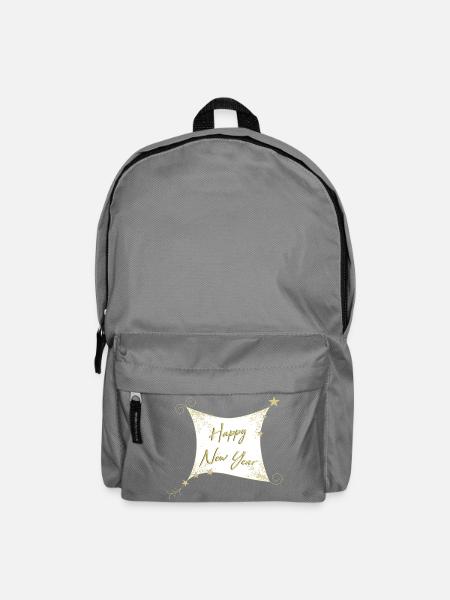 HAPPY NEW YEAR - Rucksack - Mittelgrau