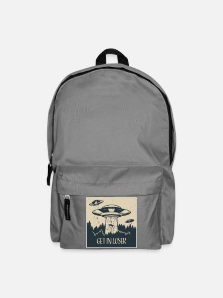 OVNI extraterrestre Drôle de cadeau spatial - Sac à dos - gris éléphant