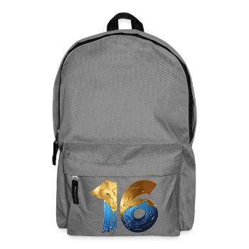 NO. 16 NUMBER 16 COOL 16TH BIRTHDAY - Backpack - elephant grey - Front