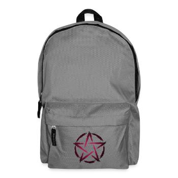 Pentagramm Symbol - Rucksack - Mittelgrau - Vorne