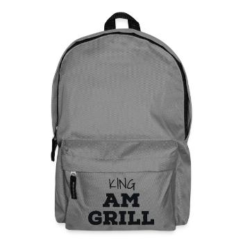 King au grill - Sac à dos - gris éléphant - Devant