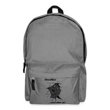 Doodles sind eben so! - Rucksack - Mittelgrau - Vorne