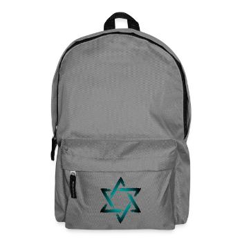 Davidstern - Rucksack - Mittelgrau - Vorne