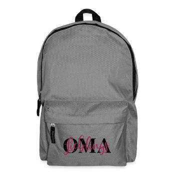 Lieblingsoma Oma - Rucksack - Mittelgrau - Vorne