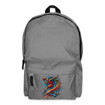 Basketball Logo - Backpack - elephant grey - Front