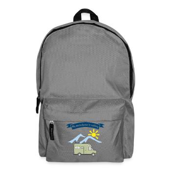 my motorhome is calling - Rucksack - Mittelgrau - Vorne