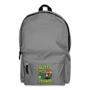 Nutty About Tennis - Backpack - elephant grey - Front