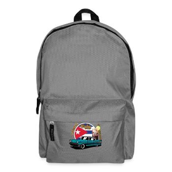 Kuba Zigarre Auto Rum Libre Havanna Souvenir retro - Rucksack - Mittelgrau - Vorne