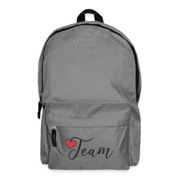 Team Herz - Rucksack - Mittelgrau - Vorne