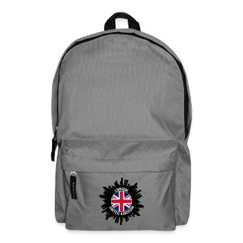 London Skyline UK Flagge Reisesouvenir - Rucksack - Mittelgrau - Vorne