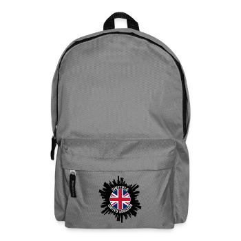 Sheffield Skyline UK Flagge Reisesouvenir - Rucksack - Mittelgrau - Vorne