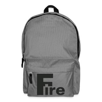 Fire voll - Rucksack - Mittelgrau - Vorne