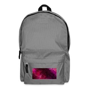 Pink Purple Nebula Wasserfarben - Rucksack - Mittelgrau - Vorne