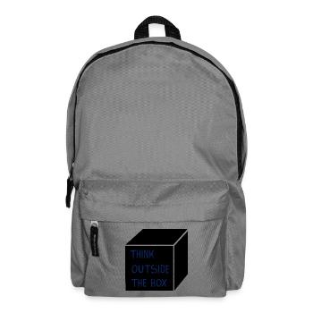 Think outside the box - Rucksack - Mittelgrau - Vorne