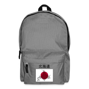 Hokkaido Karte - Rucksack - Mittelgrau - Vorne