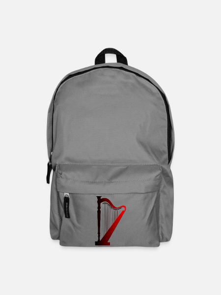 Harfe - Rucksack - Mittelgrau